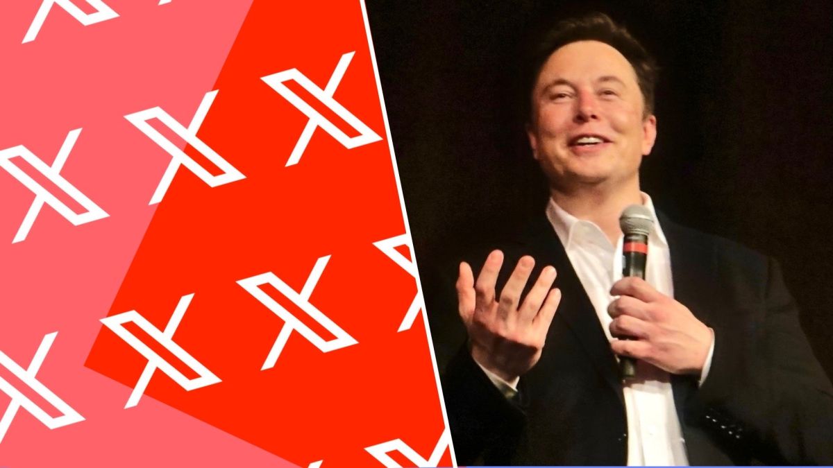 Elon Musk et X // Source : Montage Numerama Elon Musk et X // Source : Montage Numerama