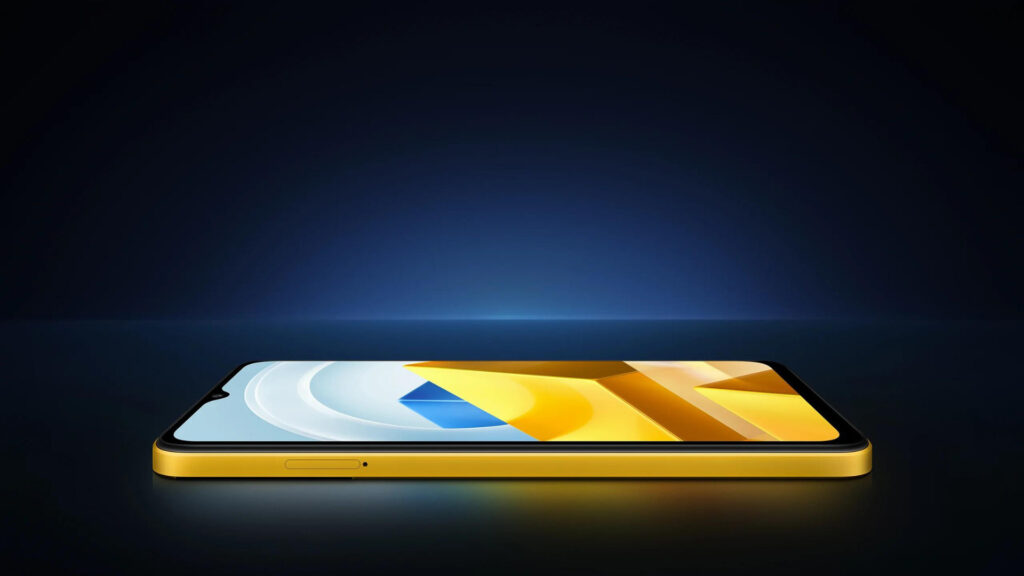 Le Poco M5 est plutît fin // Source : Xiaomi Le Poco M5 est plutît fin // Source : Xiaomi