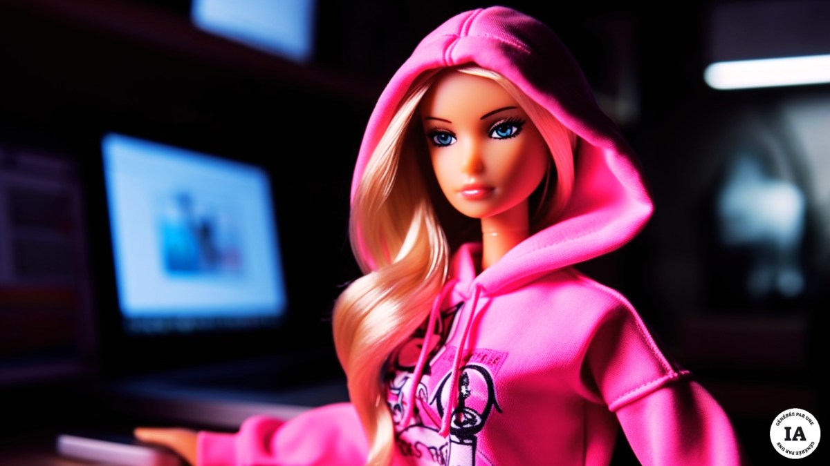 Le Buzz Barbie profite aussi aux hackers. // Source : Numerama avec Midjourney