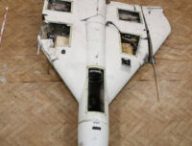 La carcasse d'un Shahed. // Source : Conflict Armament Research