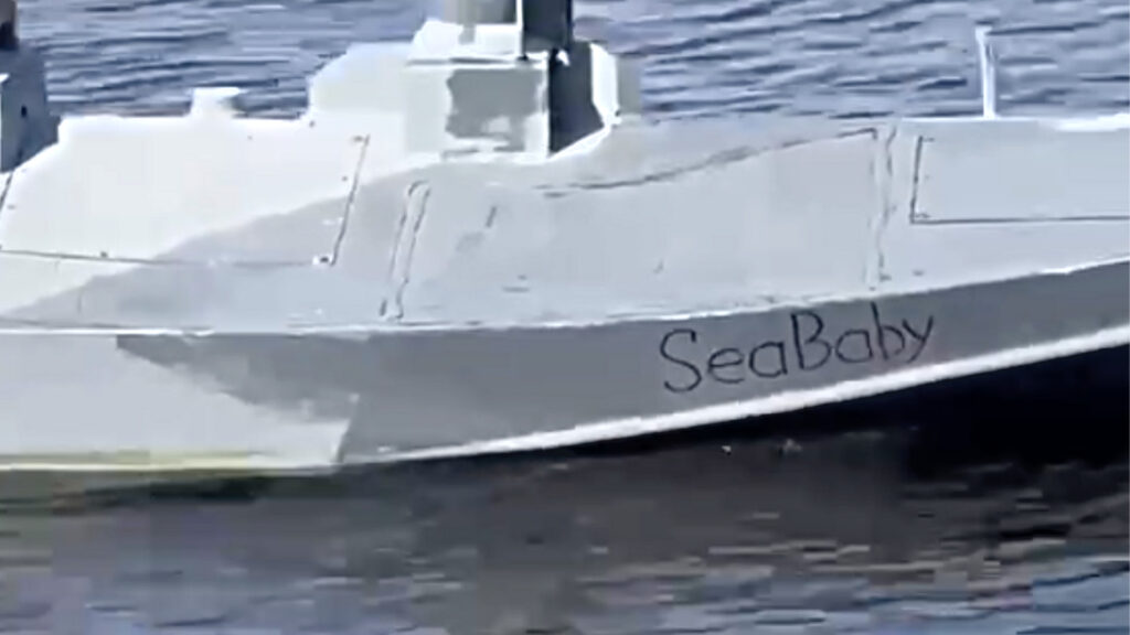 Le Sea Baby aurait déjà été employé à trois reprises. // Source : Forces armées ukrainiennes Le Sea Baby aurait déjà été employé à trois reprises. // Source : Forces armées ukrainiennes