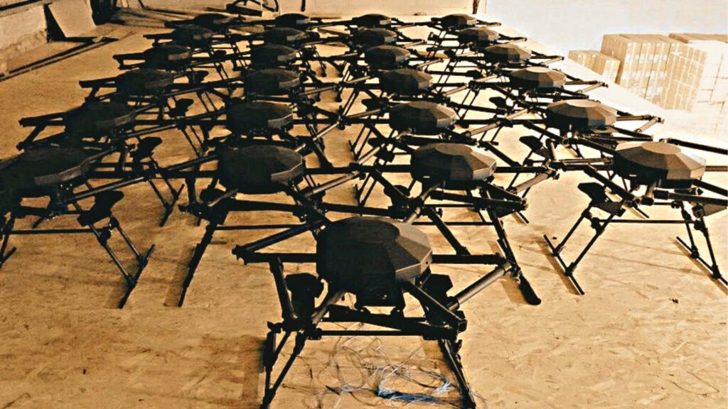 Les vampires sont un drone produit par l'Ukraine. // Source : SSCIP Ukraine Les vampires sont un drone produit par l'Ukraine. // Source : SSCIP Ukraine