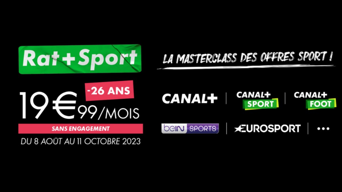 Rats+ sport // Source : Canal+ Rats+ sport // Source : Canal+