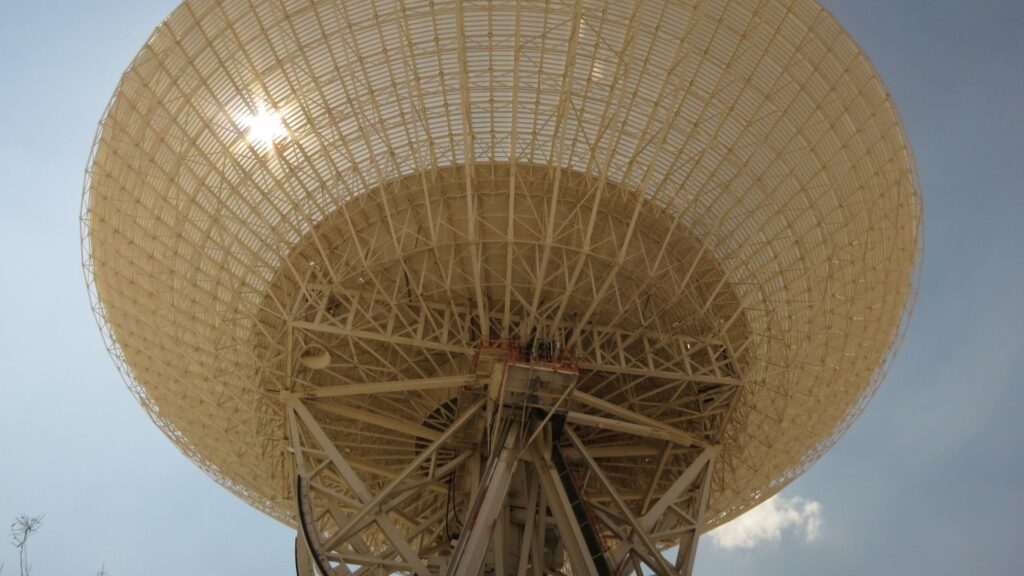 Antenne du Deep Space Network. // Source : Flickr/CC/NASA/JPL-Caltech/Kim Orr Antenne du Deep Space Network. // Source : Flickr/CC/NASA/JPL-Caltech/Kim Orr