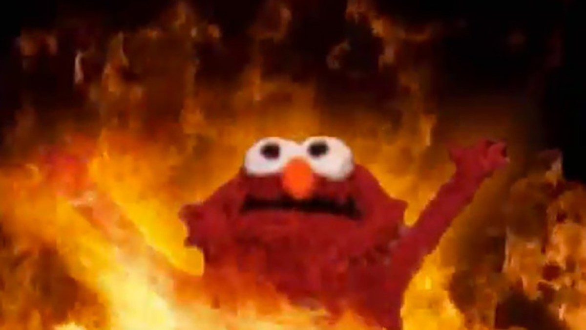 Meme Elmo en feu Meme Elmo en feu