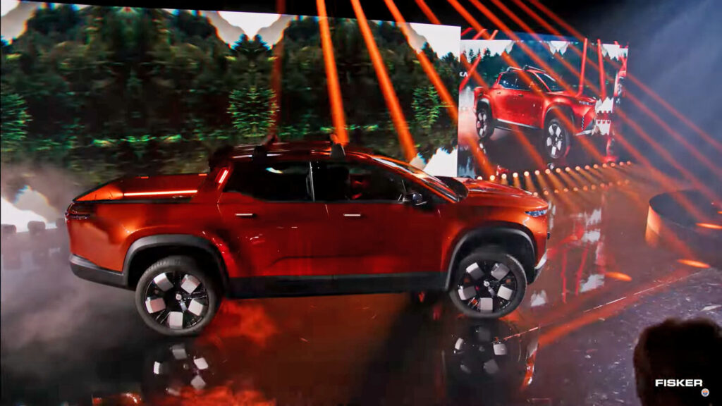 Pickup électrique Fisker Alaska // Source : Fisker Pickup électrique Fisker Alaska // Source : Fisker