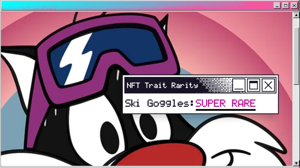 Un exemple de NFT Looney Tunes de Nifty's // Source : Nifty's Un exemple de NFT Looney Tunes de Nifty's // Source : Nifty's
