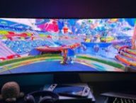 Écran Samsung Odyssey G9 // Source : Maxime Claudel pour Numerama Écran Samsung Odyssey G9 // Source : Maxime Claudel pour Numerama