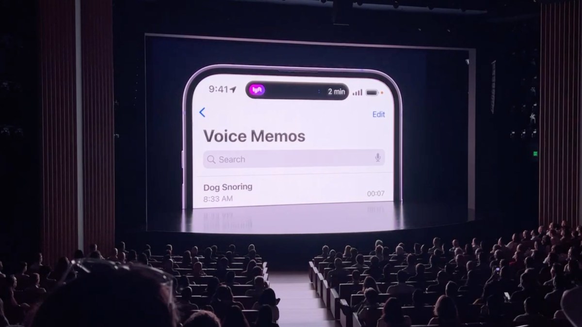 L'annonce de l'iPhone 14 au Steve Jobs Theater, à Apple Park // Source : Numerama L'annonce de l'iPhone 14 au Steve Jobs Theater, à Apple Park // Source : Numerama