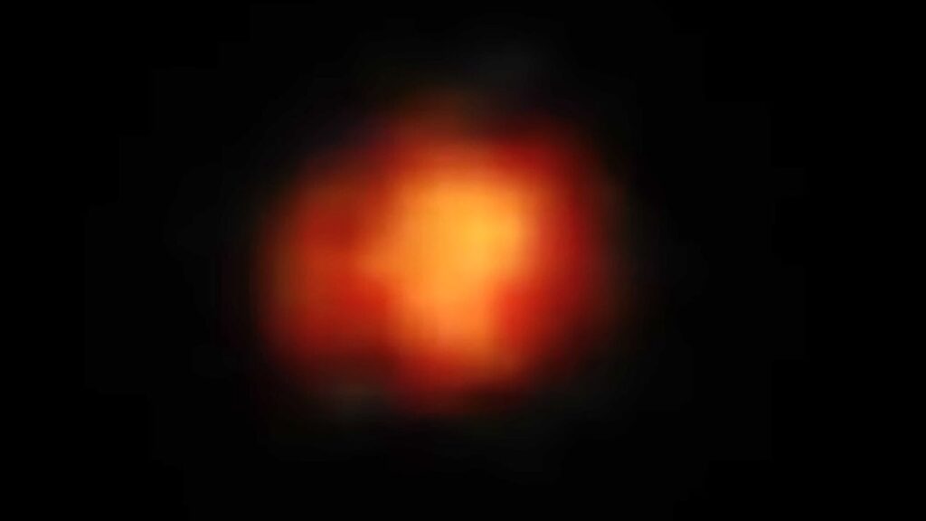 Galaxie de Maisie // Source : NASA/STScI/CEERS/TACC/The University of Texas at Austin/S. Finkelstein/M. Bagley. Galaxie de Maisie // Source : NASA/STScI/CEERS/TACC/The University of Texas at Austin/S. Finkelstein/M. Bagley.