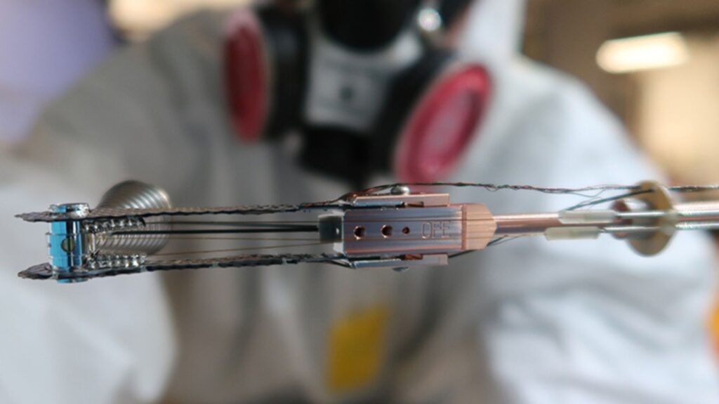 La taille de ce genre de capsules fait la taille d'un ongle. // Source : Lawrence Livermore National Laboratory La taille de ce genre de capsules fait la taille d'un ongle. // Source : Lawrence Livermore National Laboratory