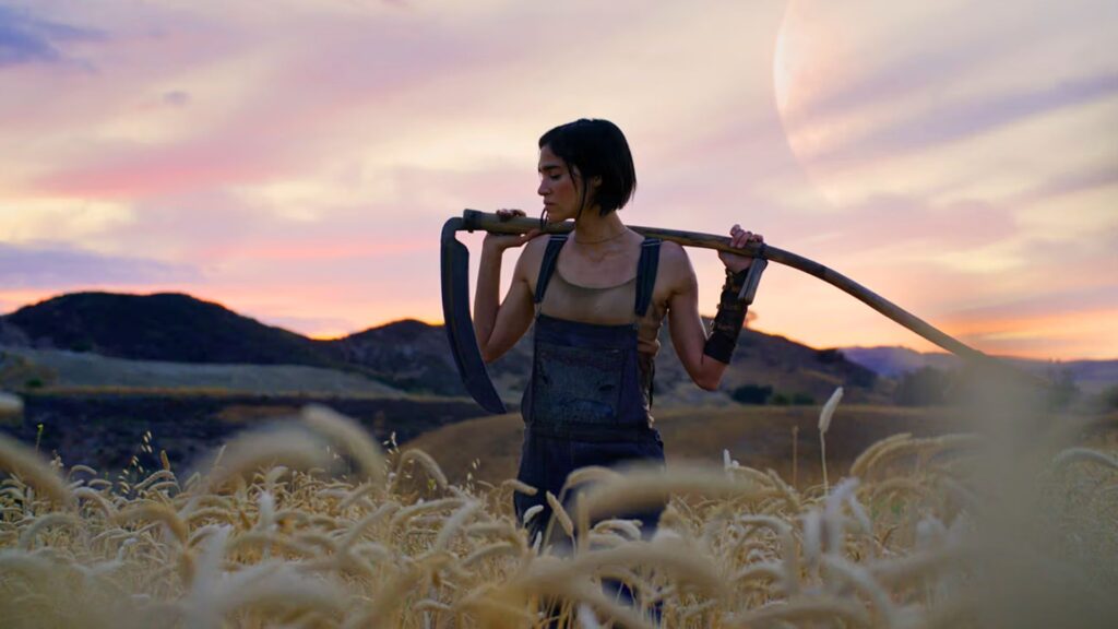 Kora, héroïne de Rebel Moon. // Source : Netflix Kora, héroïne de Rebel Moon. // Source : Netflix