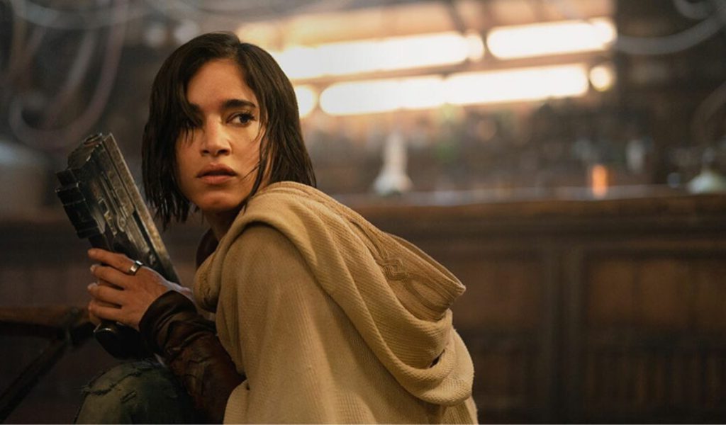 Kora (Sofia Boutella) dans Rebel Moon. // Source : Netflix Kora (Sofia Boutella) dans Rebel Moon. // Source : Netflix