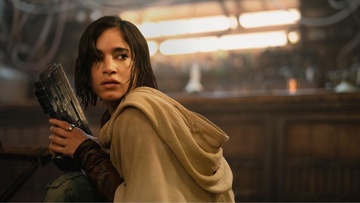 Kora (Sofia Boutella) dans Rebel Moon. // Source : Netflix Kora (Sofia Boutella) dans Rebel Moon. // Source : Netflix