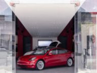 Point de vente Tesla // Source : Tesla