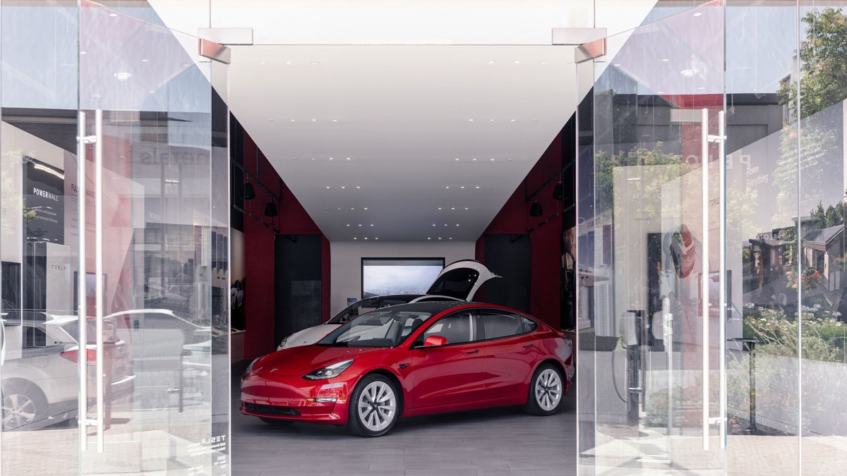 Point de vente Tesla // Source : Tesla Point de vente Tesla // Source : Tesla