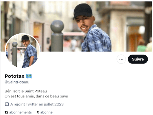 Mème de Karim et du « saint poteau » // Source : Capture d'écran Numerama le 30/08/23 Mème de Karim et du « saint poteau » // Source : Capture d'écran Numerama le 30/08/23