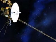 Vue d'artiste d'une sonde Voyager. // Source : NASA/JPL (image recadrée)