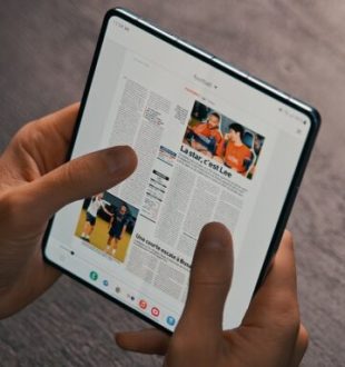 Samsung Galaxy Z Fold 5 // Source : Thomas Ancelle / Numerama Samsung Galaxy Z Fold 5 // Source : Thomas Ancelle / Numerama
