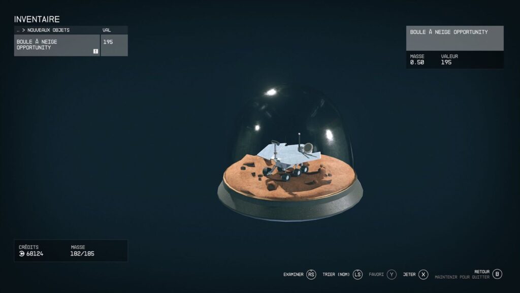Le Rover Opportunity dans Starfield // Source : Capture Xbox Le Rover Opportunity dans Starfield // Source : Capture Xbox