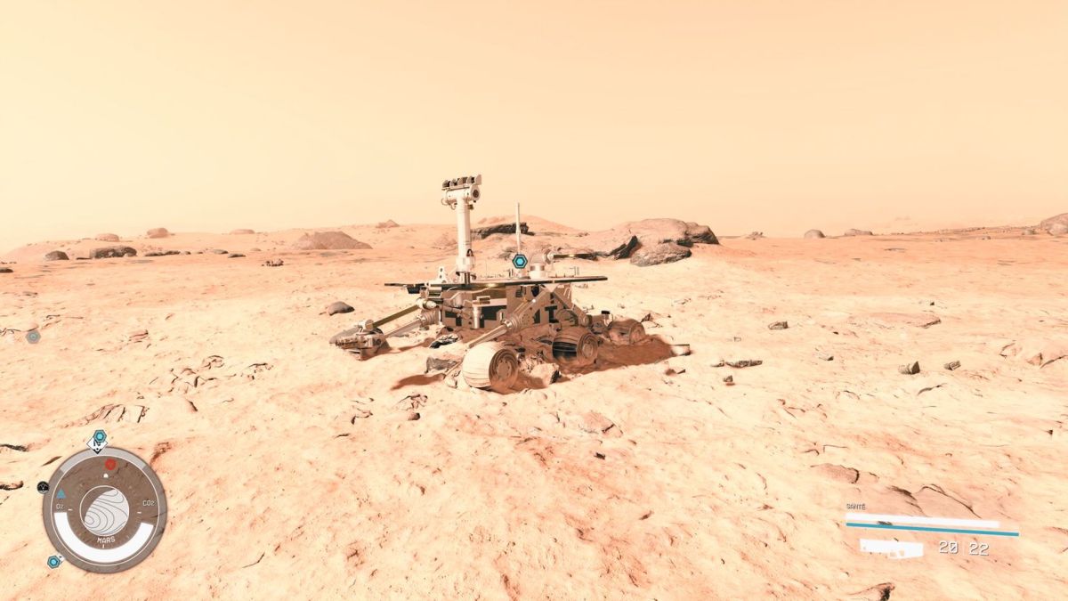Le Rover Opportunity dans Starfield // Source : Capture Xbox Le Rover Opportunity dans Starfield // Source : Capture Xbox
