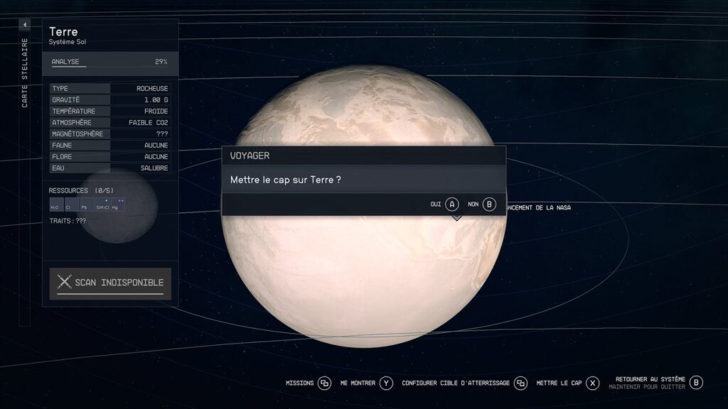 La Terre dans Starfield // Source : Capture Xbox La Terre dans Starfield // Source : Capture Xbox