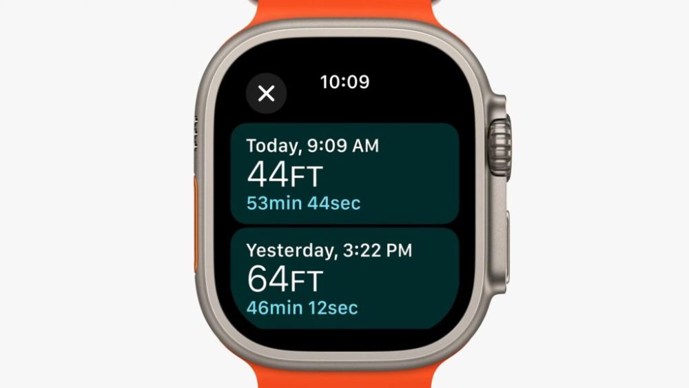 Apple Watch Ultra 2 // Source : Capture d'écran Numerama Apple Watch Ultra 2 // Source : Capture d'écran Numerama