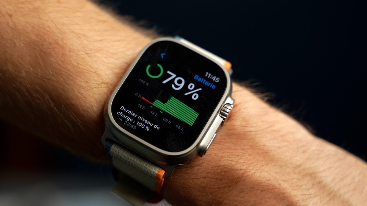 L'Apple Watch Ultra 2 // Source : Thomas Ancelle pour Numerama L'Apple Watch Ultra 2 // Source : Thomas Ancelle pour Numerama