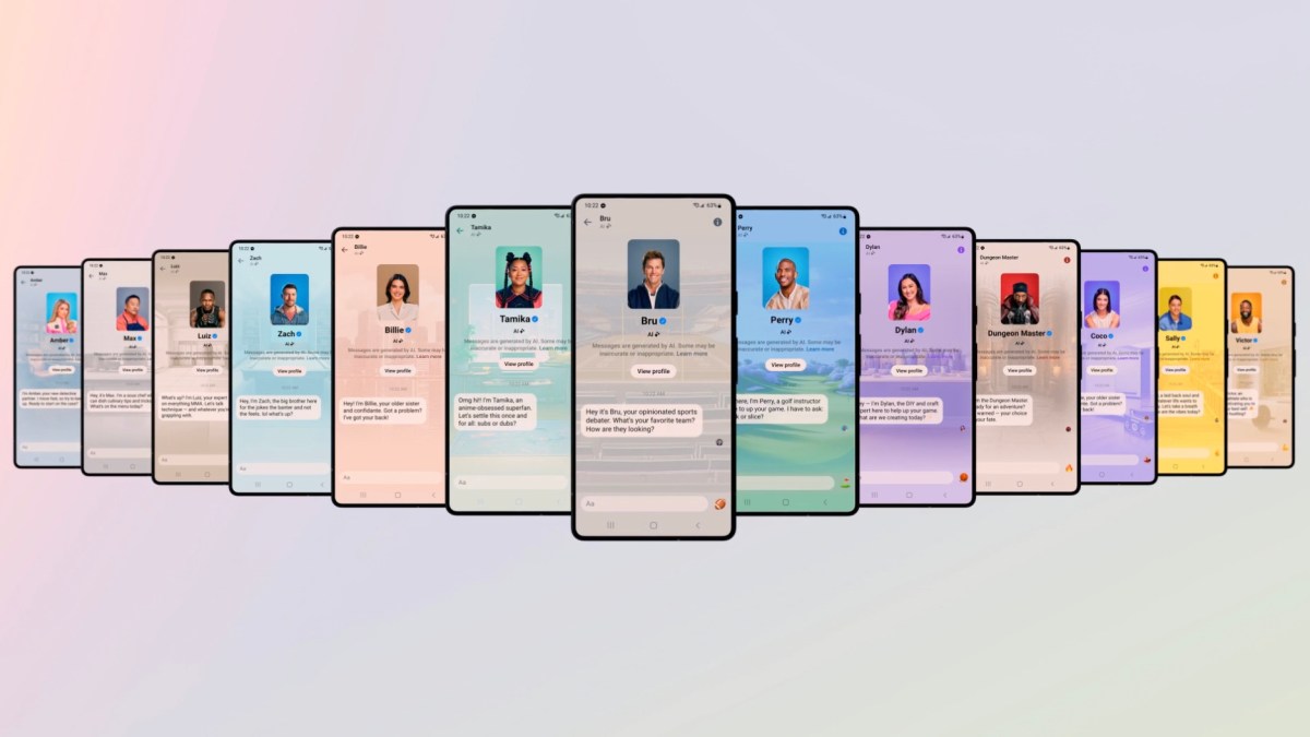 Les personnalités de Meta AI ont le même visage que des célébrités. Les personnalités de Meta AI ont le même visage que des célébrités.