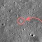 Chandrayaan-3 sur la Lune. // Source : NASA's Goddard Space Flight Center/Arizona State University ; annotations Numerama Chandrayaan-3 sur la Lune. // Source : NASA's Goddard Space Flight Center/Arizona State University ; annotations Numerama