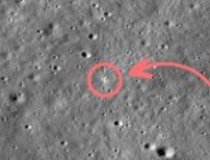 Chandrayaan-3 sur la Lune. // Source : NASA's Goddard Space Flight Center/Arizona State University ; annotations Numerama