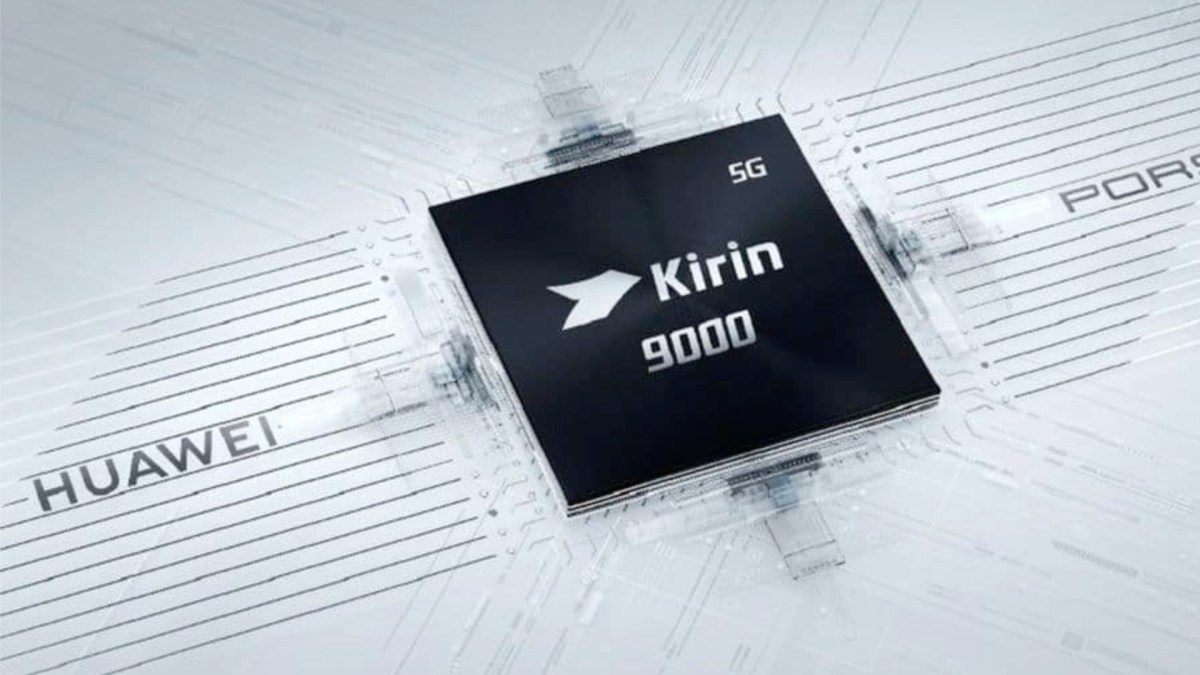 La puce Kirin 9000 de Huawei, lancée en 2020. // Source : Huawei La puce Kirin 9000 de Huawei, lancée en 2020. // Source : Huawei