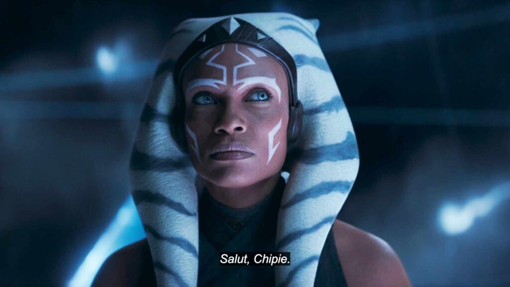 Ahsoka entend Anakin l'appeler par son surnom // Source : LucasFilm / Disney+