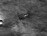 L'endroit où la sonde russe s'est crashé // Source : NASA