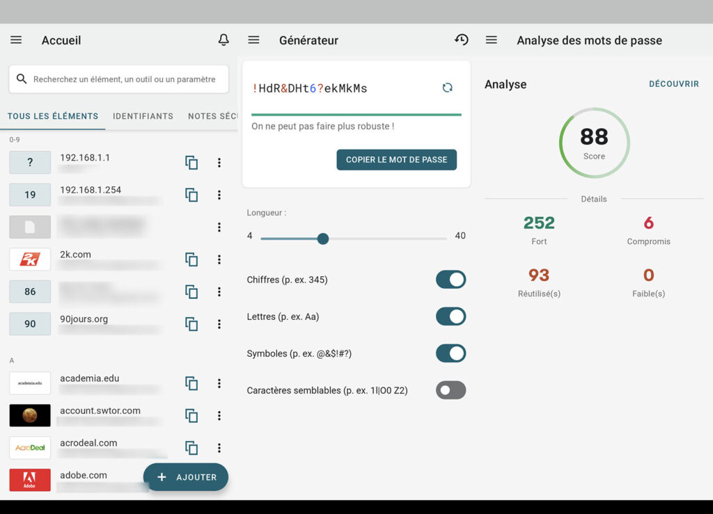 dashlane interface dashlane interface