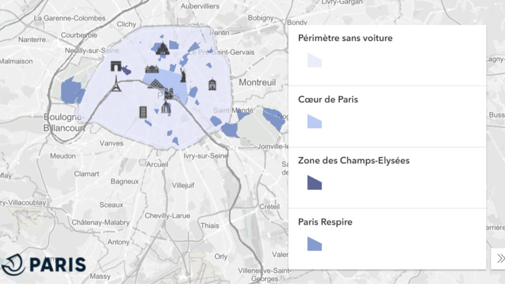 La carte de l'évènement // Source : Mairie de Paris La carte de l'évènement // Source : Mairie de Paris