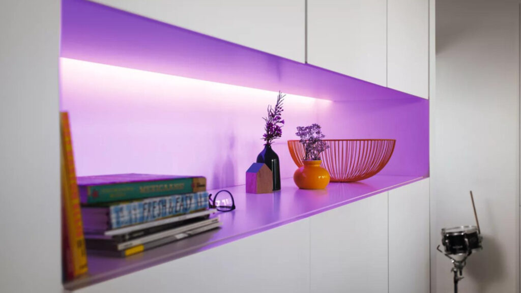 Le ruban lumineux Hue de Philips // Source : Philips Le ruban lumineux Hue de Philips // Source : Philips
