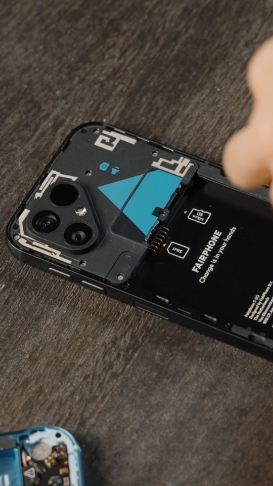 Le Fairphone 5 // Source : Thomas Ancelle - Numerama