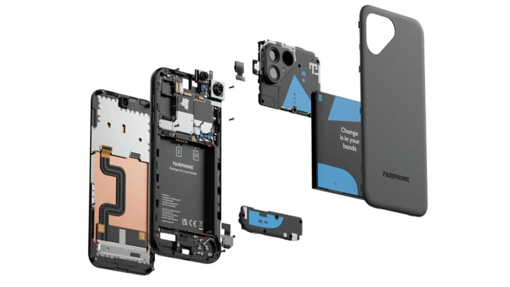 Le Fairphone 5 se démonte facilement Le Fairphone 5 se démonte facilement