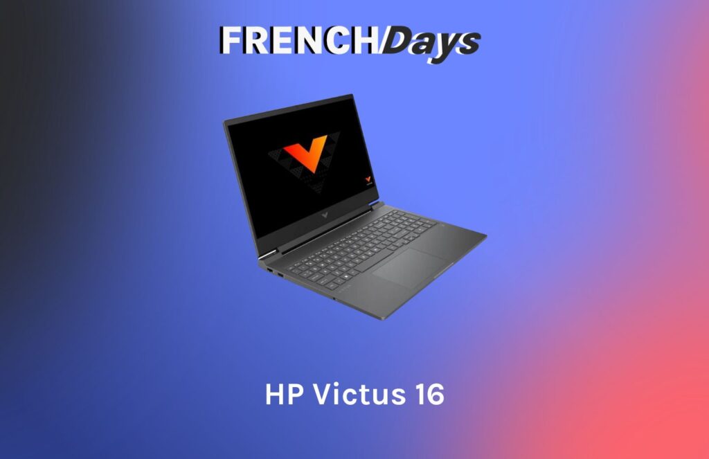 L'ordinateur HP Victus 16 est en promo pour les French Days // Source : montage Numerama L'ordinateur HP Victus 16 est en promo pour les French Days // Source : montage Numerama