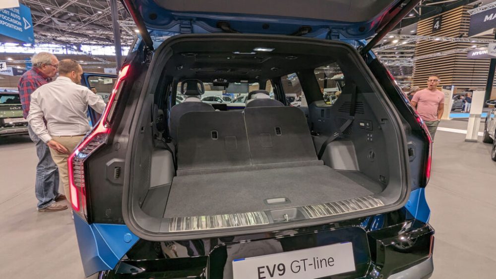 Coffre du Kia EV9 // Source : Raphaelle Baut Coffre du Kia EV9 // Source : Raphaelle Baut