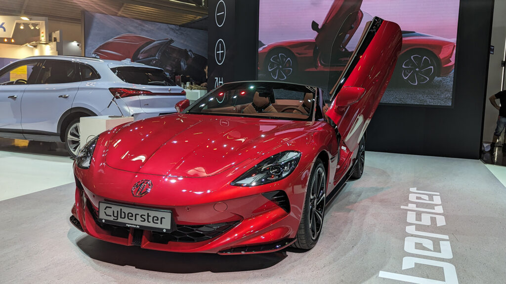 MG Cyberster à l'IAA Munich // Source : Raphaelle Baut MG Cyberster à l'IAA Munich // Source : Raphaelle Baut