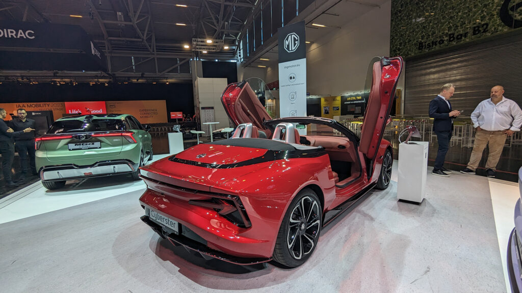 MG Cyberster - IAA23 // Source : Raphaelle Baut MG Cyberster - IAA23 // Source : Raphaelle Baut