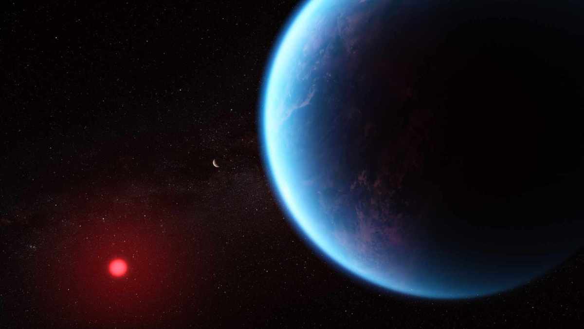 La planète K2-18 b // Source : Nasa La planète K2-18 b // Source : Nasa