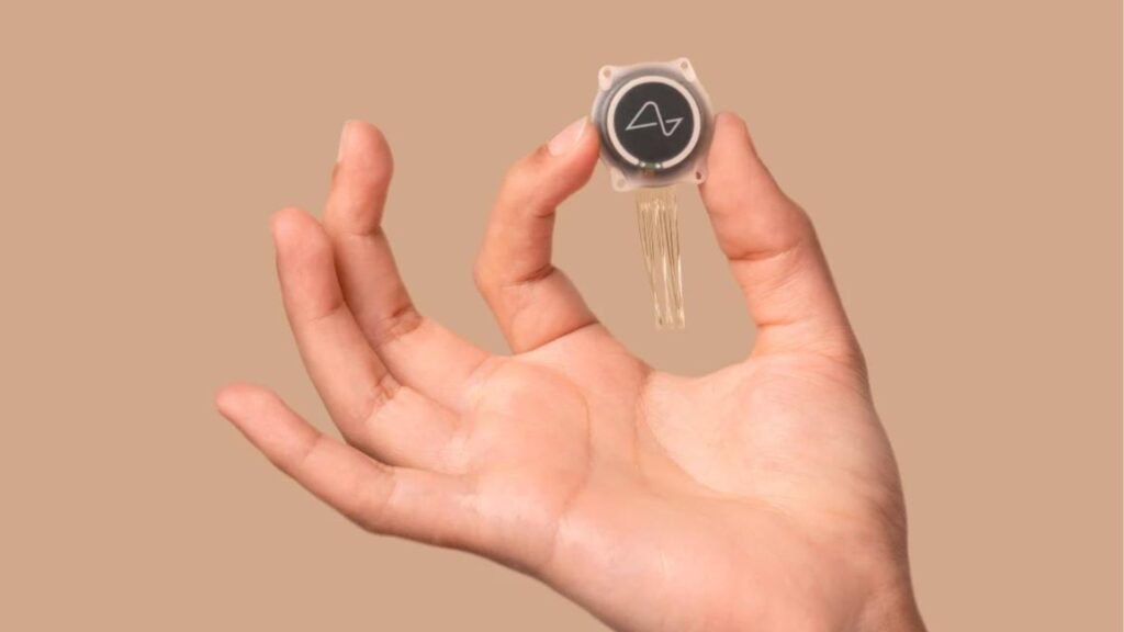 L'implant de Neuralink, le neural lace // Source : Neuralink L'implant de Neuralink, le neural lace // Source : Neuralink