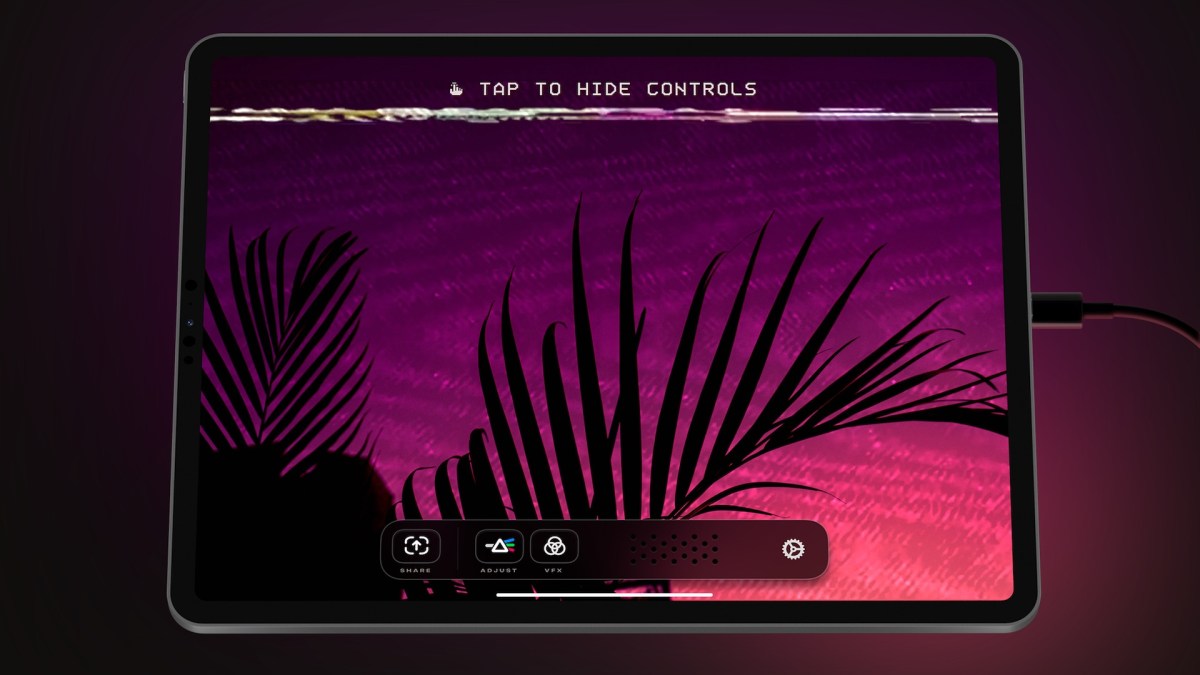 L'iPad peut devenir un écran // Source : Lux L'iPad peut devenir un écran // Source : Lux