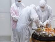 Préparation des échantillons d'OSIRIS-REx, constamment soumis à un flux d'azote. // Source : Flickr/CC/Nasa QH Photo (photo recadrée) Préparation des échantillons d'OSIRIS-REx, constamment soumis à un flux d'azote. // Source : Flickr/CC/Nasa QH Photo (photo recadrée)