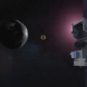 OSIRIS-REx, vue d'artiste du retour de l'échantillon. // Source : Capture d'écran YouTube Nasa Video OSIRIS-REx, vue d'artiste du retour de l'échantillon. // Source : Capture d'écran YouTube Nasa Video