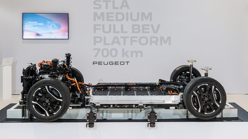 Plateforme STLA Medium // Source : Peugeot Plateforme STLA Medium // Source : Peugeot