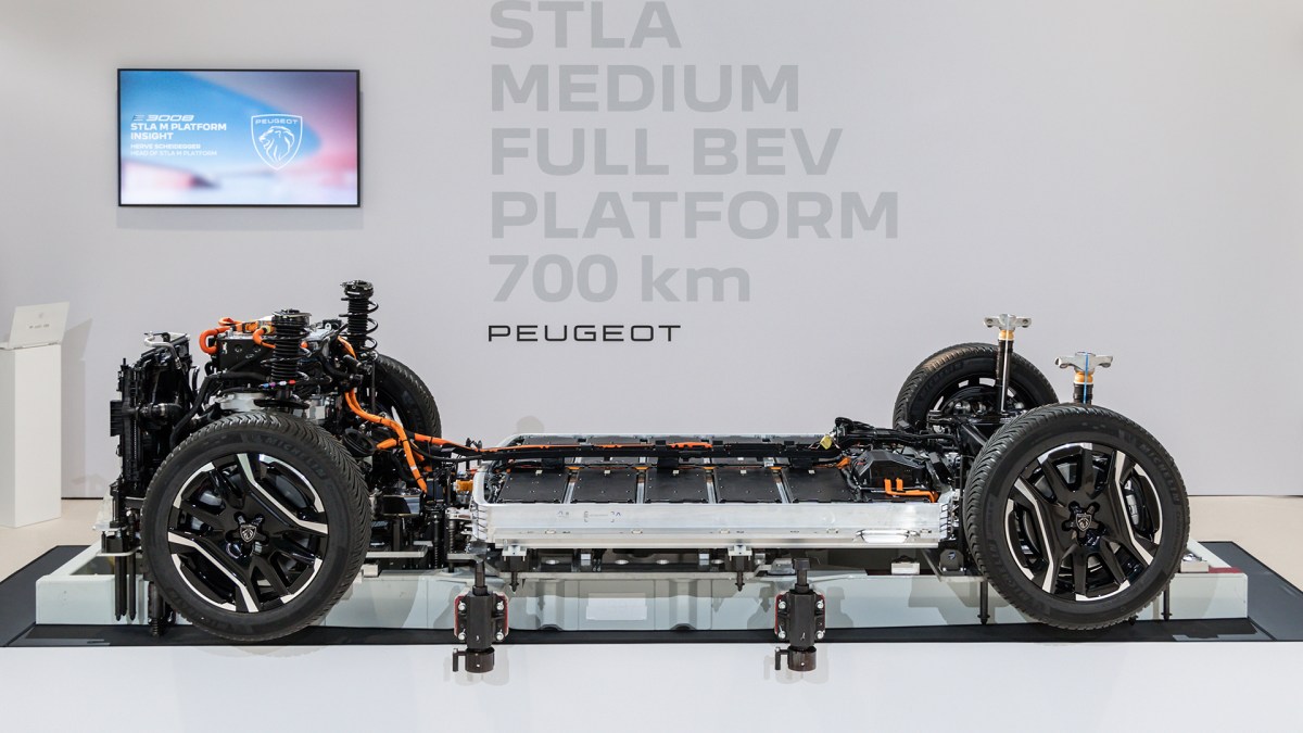 Plateforme STLA Medium // Source : Peugeot Plateforme STLA Medium // Source : Peugeot